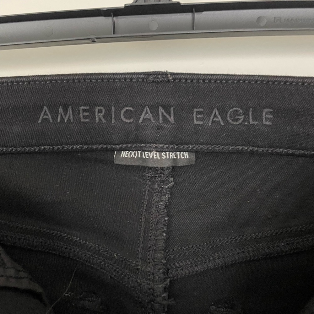 American Eagle Black High Waist Skinny Jeans 6